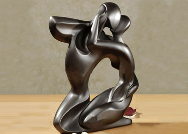 China Capa termal del colorante de los pares del amor de la estatua que se besa de bronce abstracta proveedor