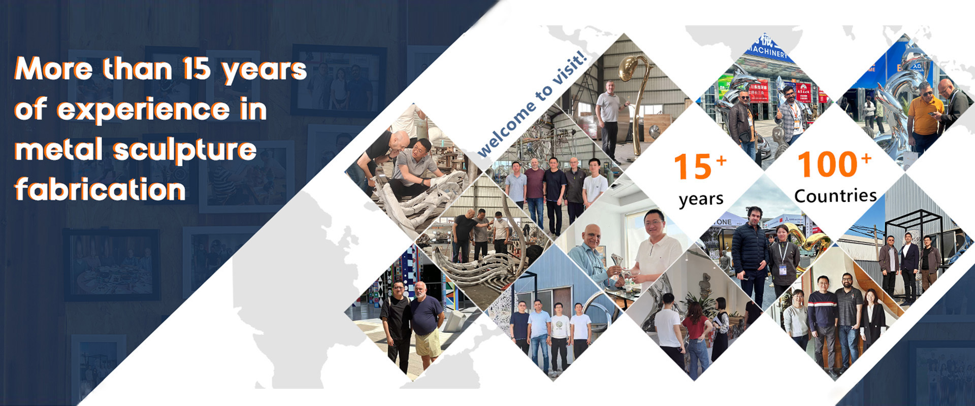 Calidad Escultura al aire libre del metal fábrica