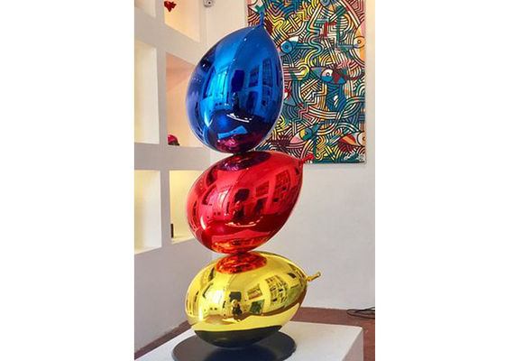 Un buen precio. El globo casero de la fibra de vidrio de la decoración esculpe diverso final del color en línea