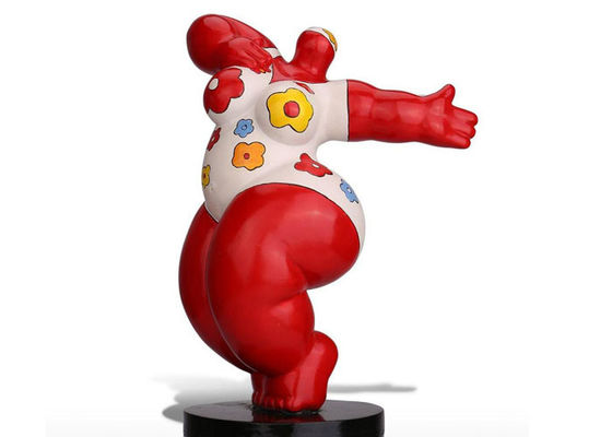 Un buen precio. Decoración al aire libre del multicolor de la escultura de la fibra de vidrio de la mujer desnuda en línea