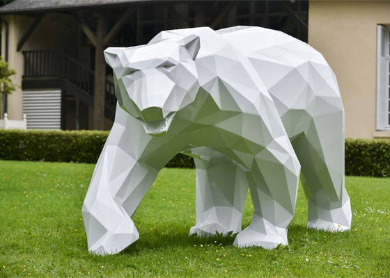 Un buen precio. Escultura al aire libre de la fibra de vidrio del oso grande para el edificio/la decoración pública en línea