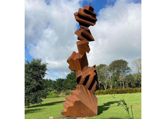 Un buen precio. Escultura modificada para requisitos particulares de la pila de Art Garden Decorative Corten Steel del metal en línea