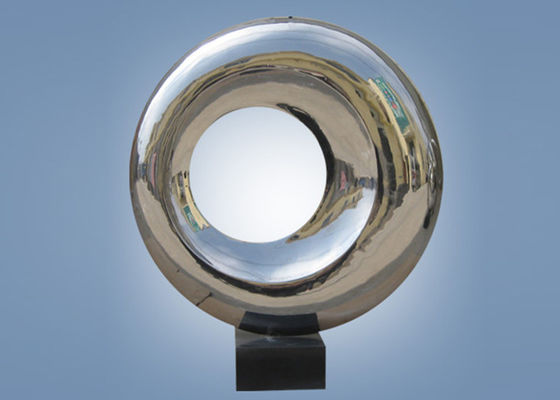 Un buen precio. Forma interior al aire libre WS-ST048 del buñuelo de la escultura del acero inoxidable del espejo en línea
