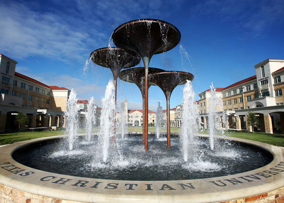 Un buen precio. Fuentes de agua al aire libre de gran tamaño del acero inoxidable para la decoración de la escuela en línea