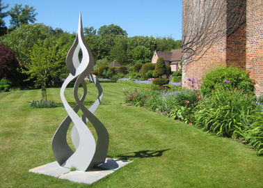 Un buen precio. Esculturas abstractas del arte del metal del remolino, esculturas grandes del metal para la decoración casera en línea