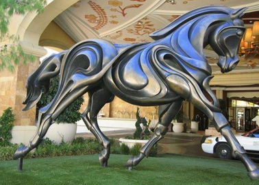 Un buen precio. Estatuas al aire libre del caballo, diseño contemporáneo de la escultura corriente de bronce del caballo en línea