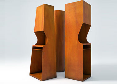 Un buen precio. Encienda el arte Corten decorativo de los pilares que el hoyo de acero del fuego fácil limpia/que mantenimiento en línea