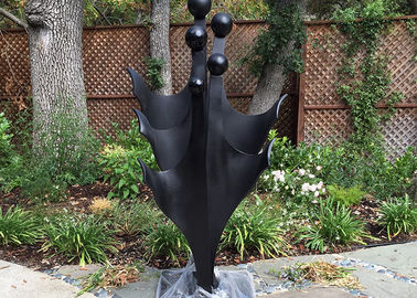 Un buen precio. Escultura modificada para requisitos particulares de la familia del extracto del tamaño, esculturas al aire libre del césped del metal en línea