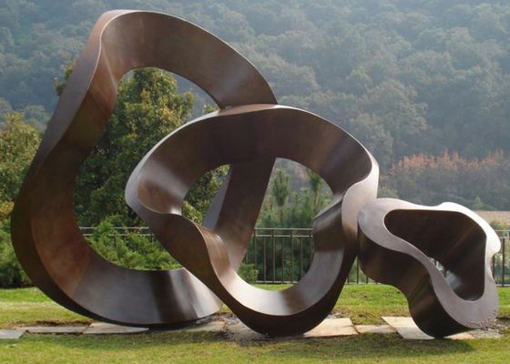 Un buen precio. escultura de arte de metal de jardín moderno al aire libre paisaje en línea