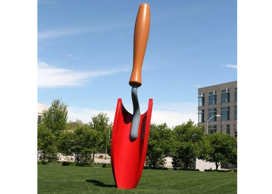 Un buen precio. Esculturas pintadas al aire libre enormes modificadas para requisitos particulares del jardín del acero inoxidable de la escultura del metal en línea