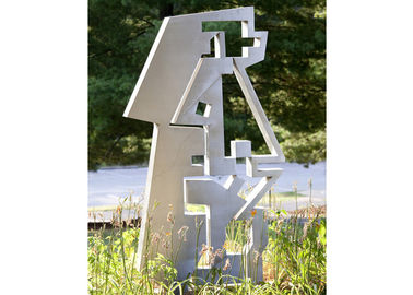 Un buen precio. La escultura pintada del metal del acero inoxidable, Metal el extracto al aire libre de la escultura en línea