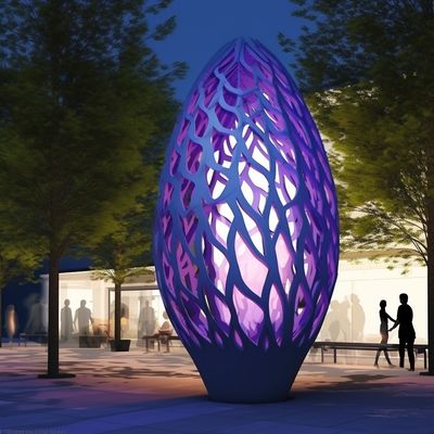 Un buen precio. Escultura de arte de luz de metal que mejora los espacios al aire libre con belleza y luz en línea