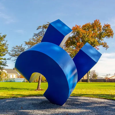 Un buen precio. Resumen Internacional Inmensa escultura pintada arquitectónica de acero inoxidable en línea