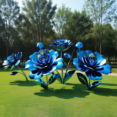 Un buen precio. Escultura de rosa de acero inoxidable para bodas y aniversarios en línea