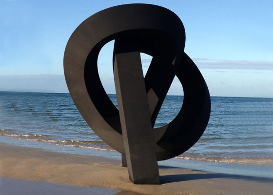 Un buen precio. La escultura de acero de Corten de la decoración de la playa aherrumbró las esculturas del jardín del metal en línea
