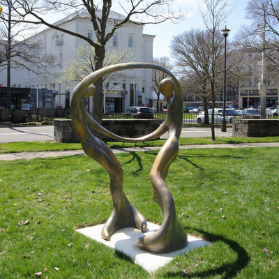 Un buen precio. Personalizado tamaño de vida fundición de metal sirena bailando bronce jardín de arte escultura estatua en línea