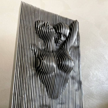 Un buen precio. Diseño de esculturas Fabricante de esculturas de acero decorativas de paredes modernas Estatuas de metal en línea