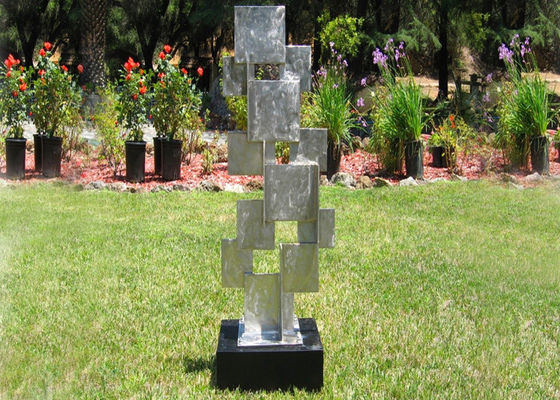 Un buen precio. Cree las esculturas al aire libre cepilladas de las estatuas para requisitos particulares del metal para la decoración del jardín en línea
