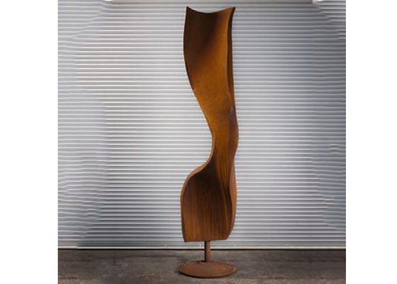 Un buen precio. Escultura de acero de Corten del metal oxidado abstracto para la decoración casera interior en línea