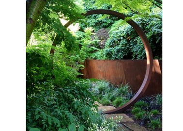 Un buen precio. El acero de Corten de la escultura del arte del metal de la decoración del jardín suena el diámetro de la escultura los 200cm en línea