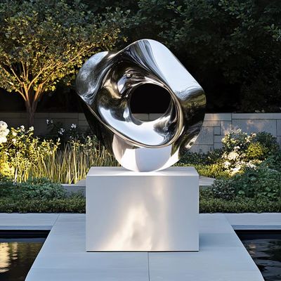 Un buen precio. Modern Arc Sphere Sculpture for Garden en línea