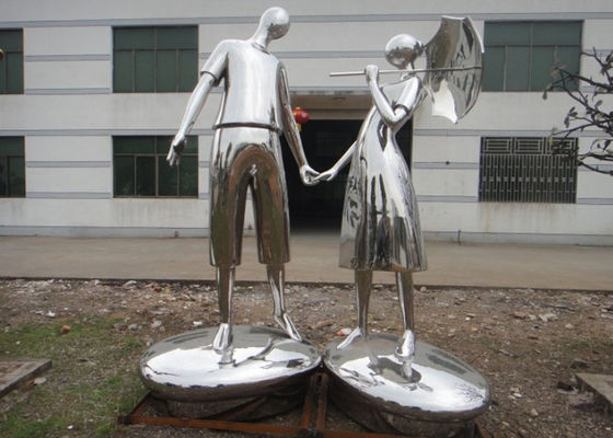 Un buen precio. Aduana de acero del color de la escultura del metal del amor de la escultura del jardín del extracto moderno del arte en línea