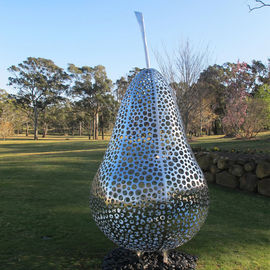 Un buen precio. Fuera del metal del extracto del diseño el jardín esculpe la escultura de la fruta de la pera en línea