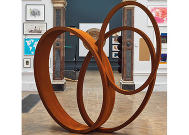 Un buen precio. Escultura contemporánea del metal del arte del arte de la cinta de Corten de la escultura de acero moderna grande del jardín en línea