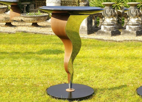 Un buen precio. Tamaño modificado para requisitos particulares escultura al aire libre contemporánea de consumición del metal del cuenco del pájaro hermoso en línea