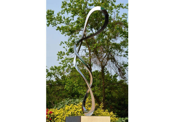 Un buen precio. Escultura abstracta atractiva del acero inoxidable del arte contemporáneo para la decoración del jardín en línea