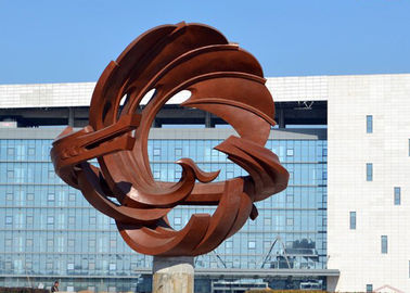 Un buen precio. Tipo moderno decoración abstracta al aire libre del paisaje de la escultura del dragón del acero inoxidable en línea