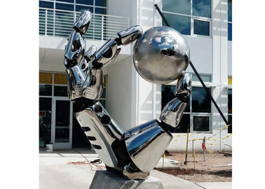Un buen precio. Escultura especial de la mano del metal, esculturas al aire libre del jardín del acero inoxidable en línea