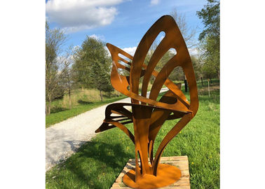 Un buen precio. Jardín de acero de Corten del arte moderno del metal del extracto al aire libre oxidado de la escultura decorativo en línea