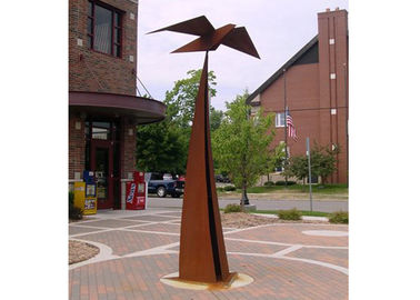 Un buen precio. Forja de acero decorativa y bastidor de la escultura abstracta de Corten del arte al aire libre grande en línea