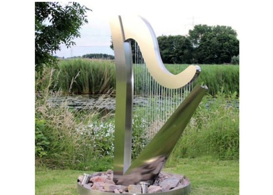 Un buen precio. Fuente de agua de acero inoxidable de la cascada de la cortina de la lluvia del jardín en línea