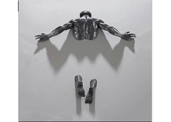 Un buen precio. Alto de bronce de la escultura el 150cm del hombre de la decoración de la pared del ODM en línea