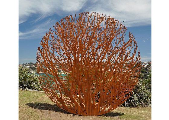 Un buen precio. Laser que corta la escultura del jardín de Rusty Corten Steel Metal Tree en línea
