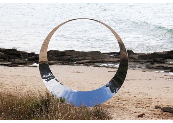 Un buen precio. Escultura al aire libre de acero inoxidable moderna del ODM para el paisaje en línea