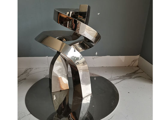 Un buen precio. El espejo de la decoración interior del ODM pulió la escultura de acero inoxidable en línea