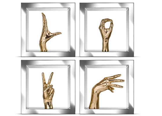 Un buen precio. Escultura de bronce de las acciones del bastidor contemporáneo altura de 50 - del 100cm en línea