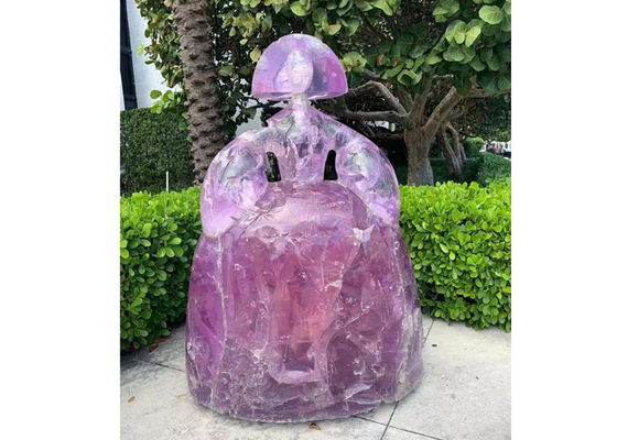 Un buen precio. Princesa Outdoor Fiberglass Sculpture de la muchacha para la decoración del jardín en línea