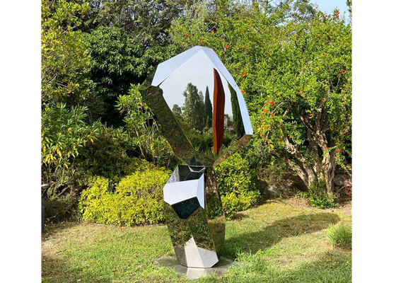 Un buen precio. Extracto pulido de acero inoxidable moderno Art Sculpture del paisaje del metal en línea