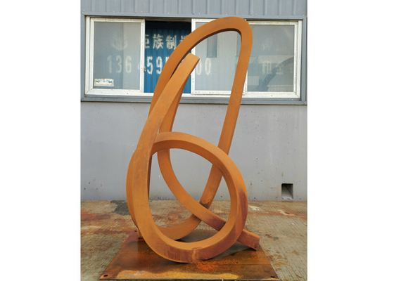 Jardín abstracto al aire libre moderno Art Corten Steel Sculptures de la escultura del metal