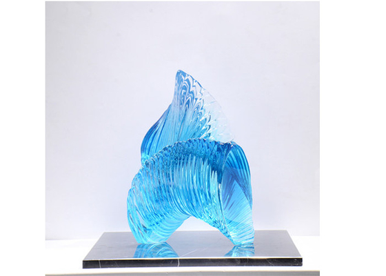 Un buen precio. Hogar contemporáneo transparente Art Decoration del jardín de la escultura abstracta de la resina en línea