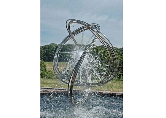fuente de agua de acero inoxidable de la decoración 316 al aire libre de la altura de los 250cm