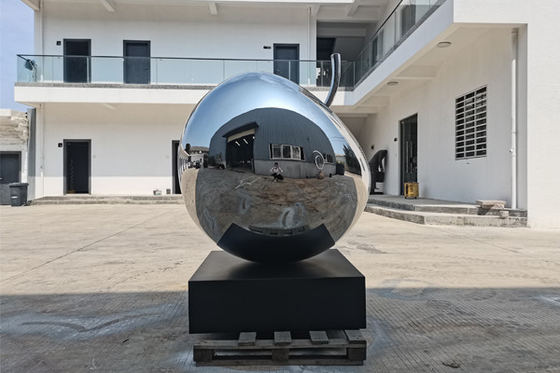 Un buen precio. Altura pulida de acero inoxidable de la escultura el 145cm de Apple del jardín de la fruta moderna en línea