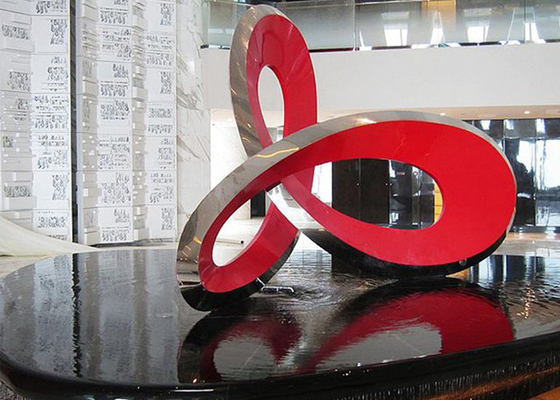 Un buen precio. Arte público moderno de gran tamaño escultura de acero inoxidable comercial en línea