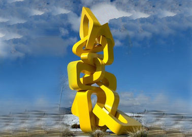 Un buen precio. Estilo moderno de la escultura abstracta grande urbana del metal para la forma de las torres de la armonía del paisaje en línea