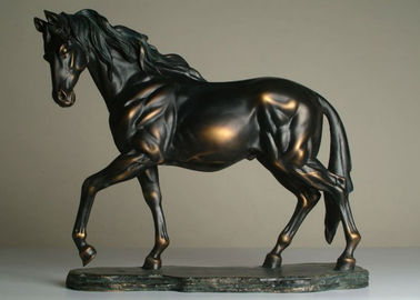Esculturas antiguas de caballos de bronce, decoración de hoteles, esculturas de caballos al aire libre.