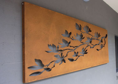 Un buen precio. El laser cortó los árboles de acero del arte de la pared del metal de Corten y los cerca para al aire libre/interior en línea